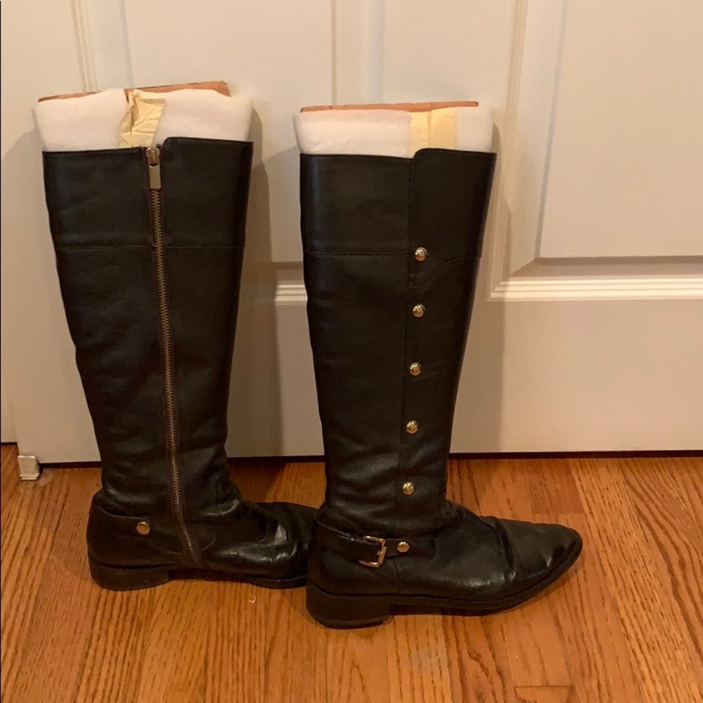 Michael Kors leather below the knee riding boots
